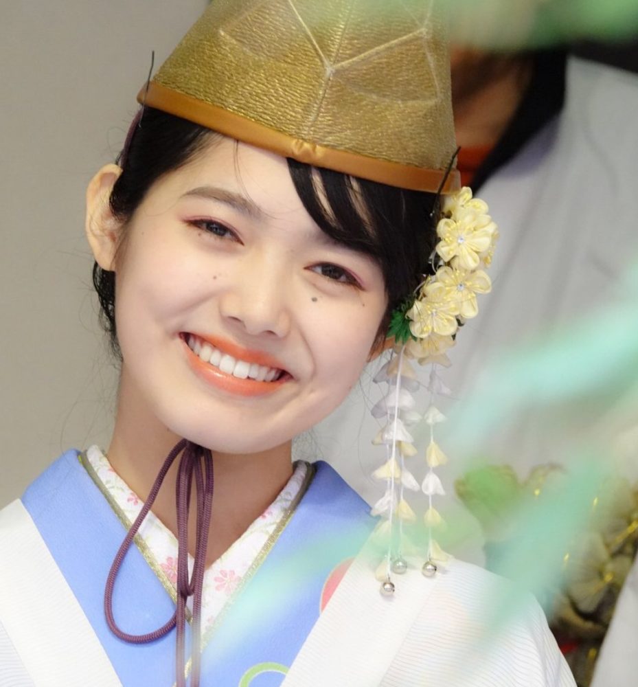谷尻萌のかわいい福娘姿