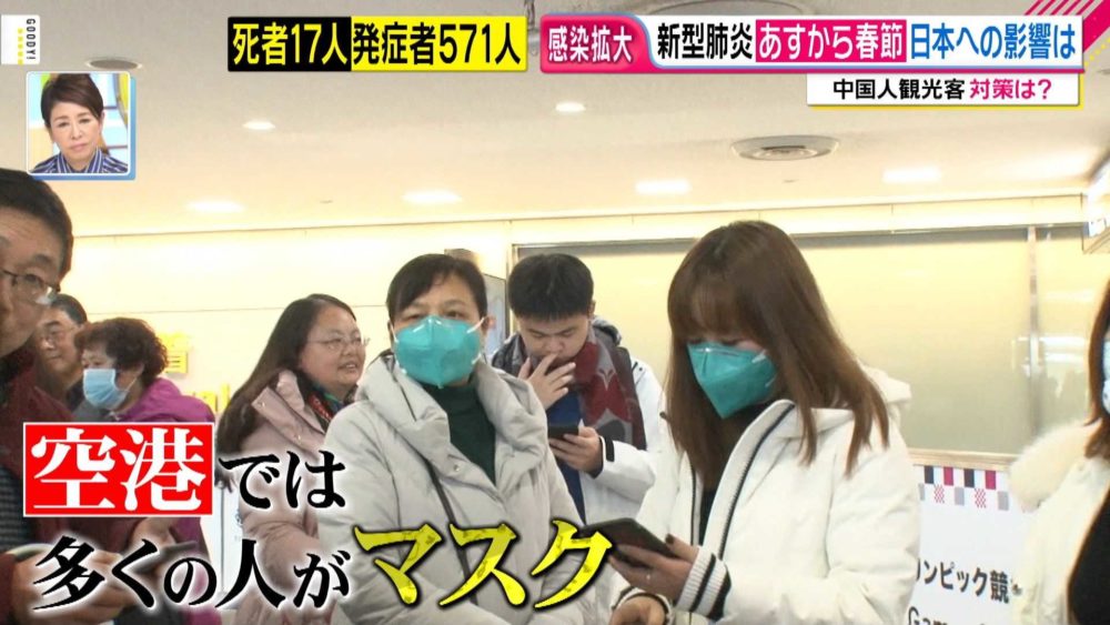 中国人のマスク事情