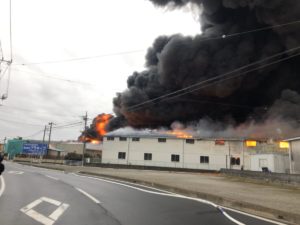野田市の火事