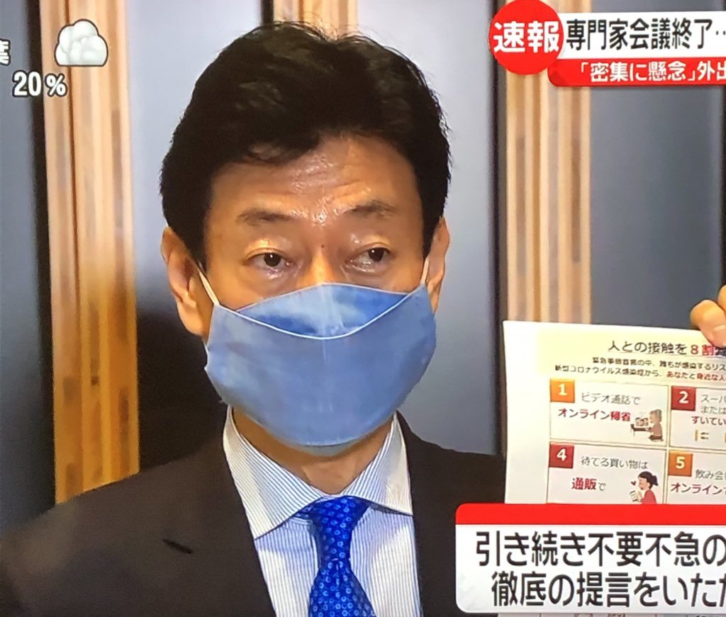 マスク 型紙 大臣 蒸れない・貼りつかない・息苦しくない！西村大臣風立体布マスクの作り方